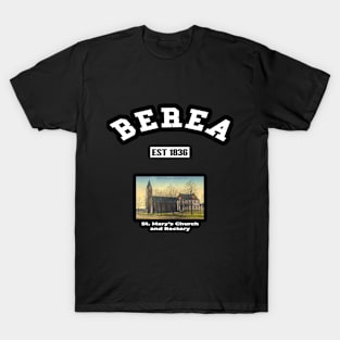 🏹 Berea Ohio USA Strong, Vintage Church Photo, City Pride T-Shirt